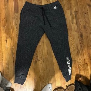 Grey mens hollister joggers- slim XL